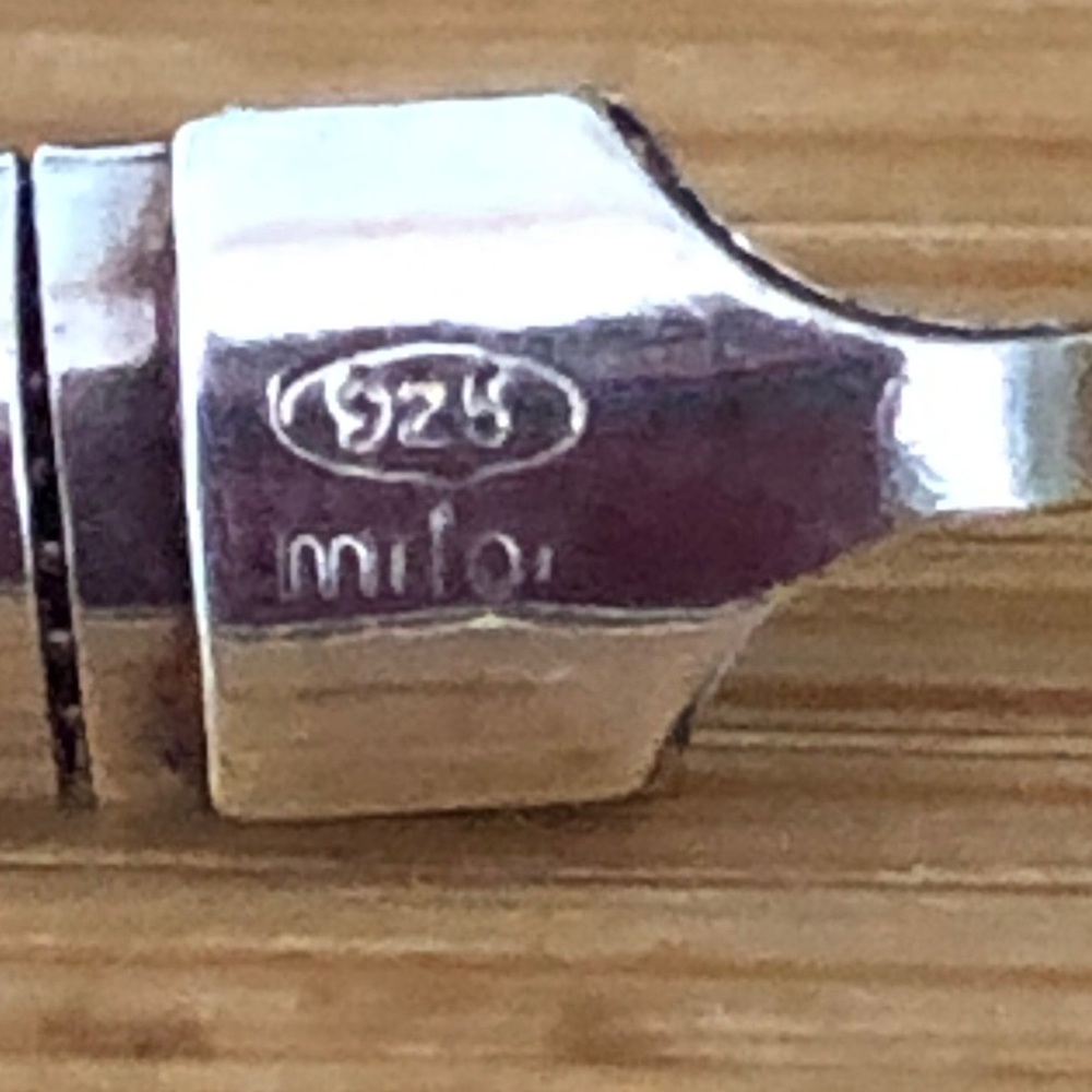$98 Unique Italian Designer Estate Flex Collar Chain   Marked ITALY 925 MILOR - Picture 9 of 9